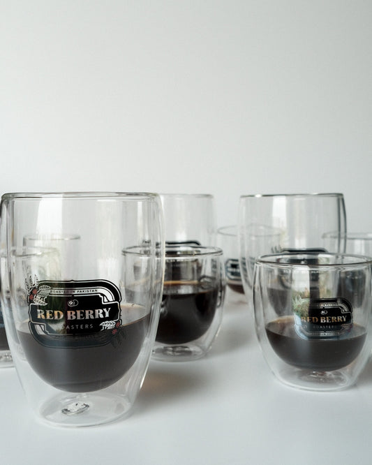 Red Berry Double-Walled Glasses – Premium Heat Retention & Elegant Design